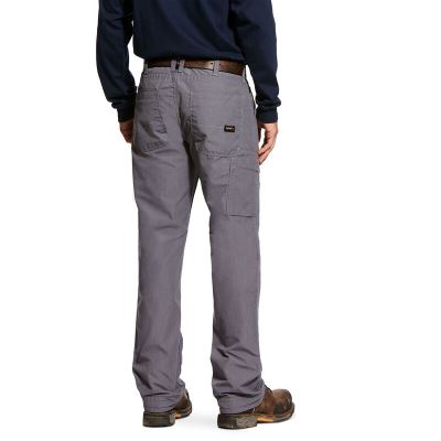 Ariat Work: FR M4 Low Rise DuraLight Ripstop Boot Cut Pantalones Hombre - Gris (BHKNX1072)